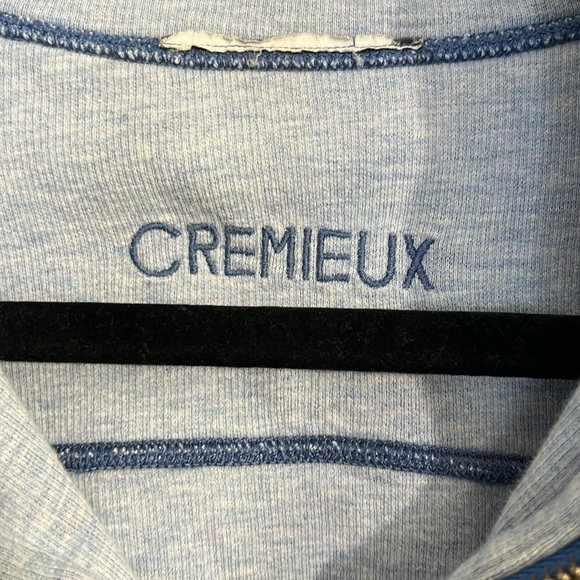 Cremieux Men’s Pullover Sweater 1/4 Zip - Size Medium Light Blue - Picture 6 of 7